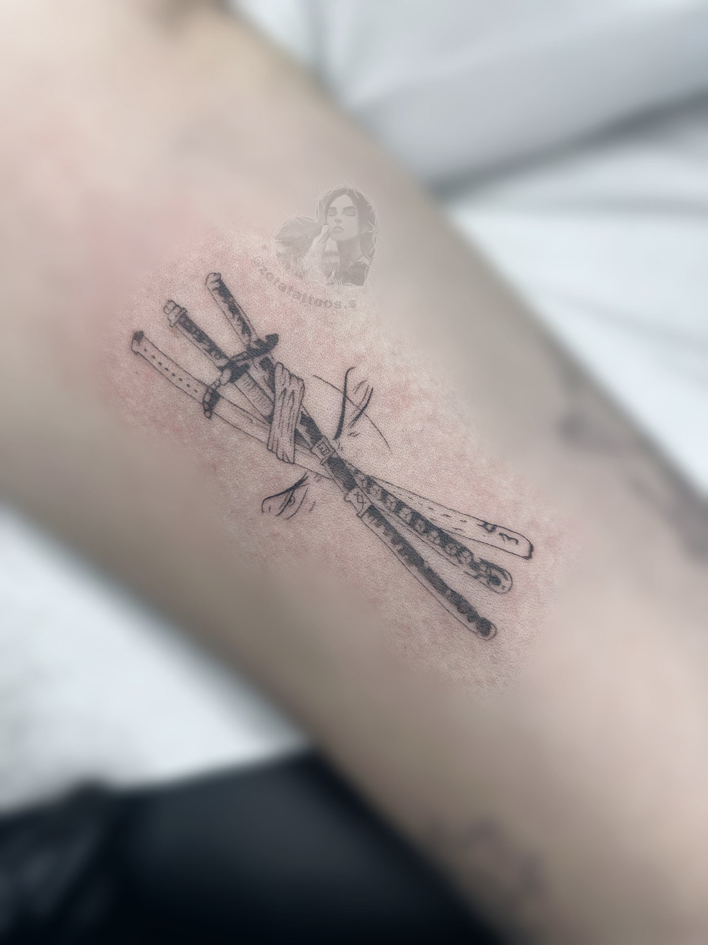 Katanas cruzadas